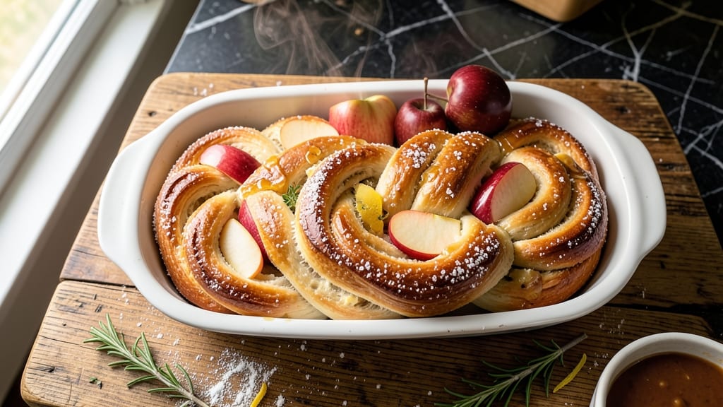 Apple Braided Bread Recipe: Honey-Cinnamon Swirls With Buttery Crust