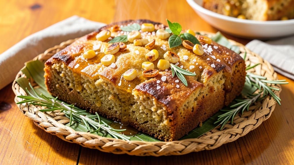 African Corn Bread Recipe: Crispy Crust and Spiced Corn Sweetness