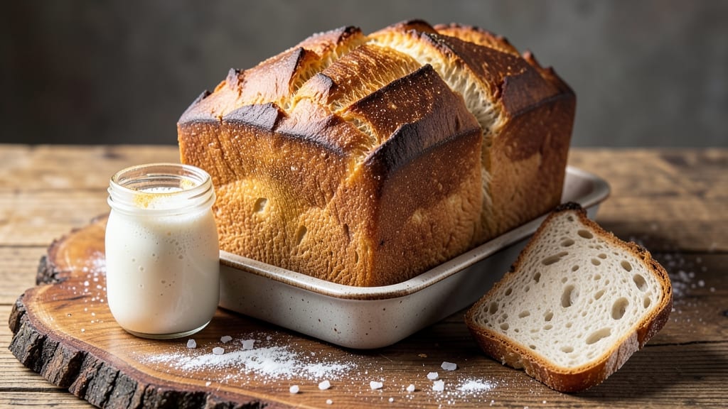 8 Hour Sourdough Sandwich Bread Recipe: Artisan Crust and Pillowy Softness
