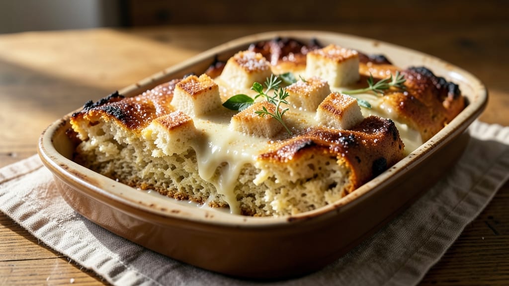 B Smith's Bread Pudding Recipe: Vanilla Custard With Caramelized Cornbread Crunch