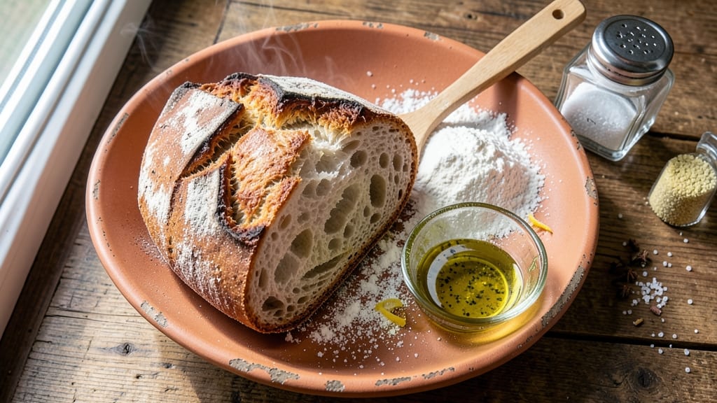 500-Gram Bread Recipe: No-Knead Artisan Loaf in One Bowl