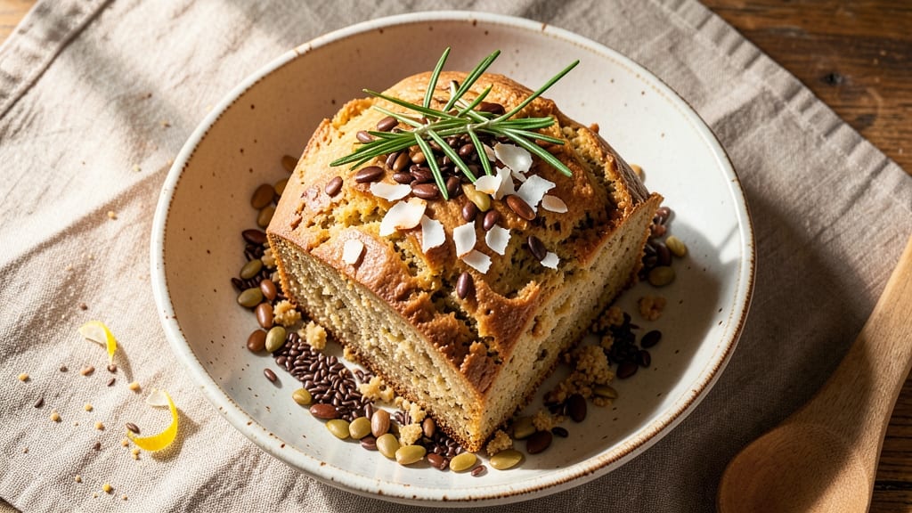 Almond Flax Bread Recipe: Nutty-Crusted Loaf With Seeds Packed In