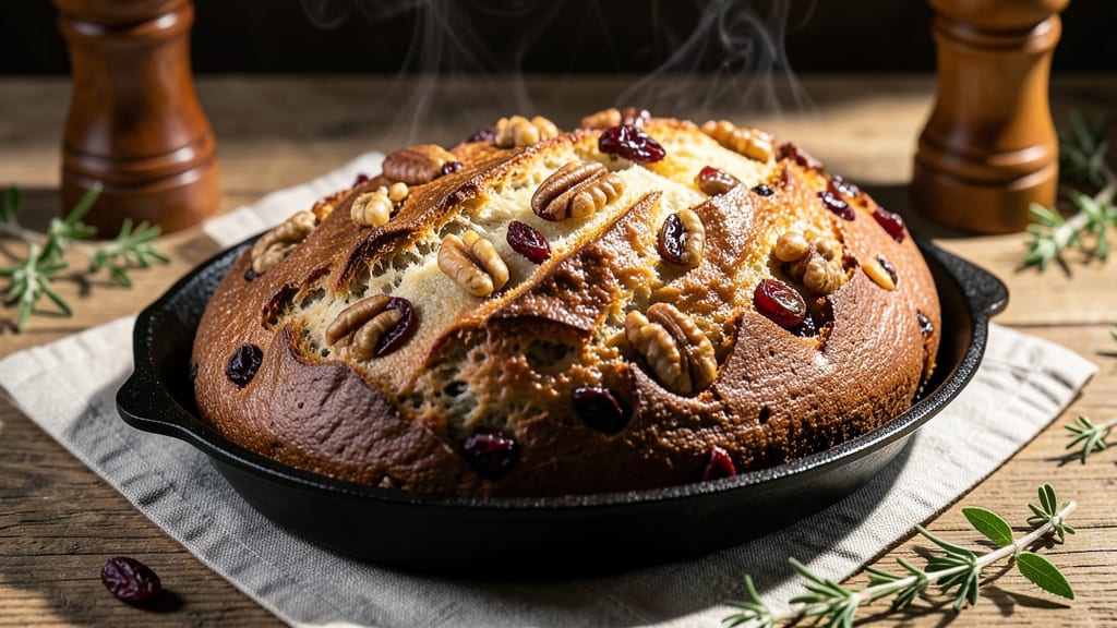Artisan Raisin Walnut Bread Recipe: Sweet Swirls and Nutty Crunch in Every Slice