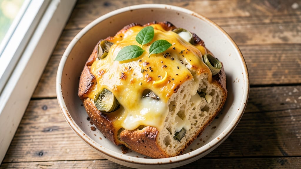 Artichoke Cheese Bread Recipe: Crispy-Crusted Pull-Apart Bites