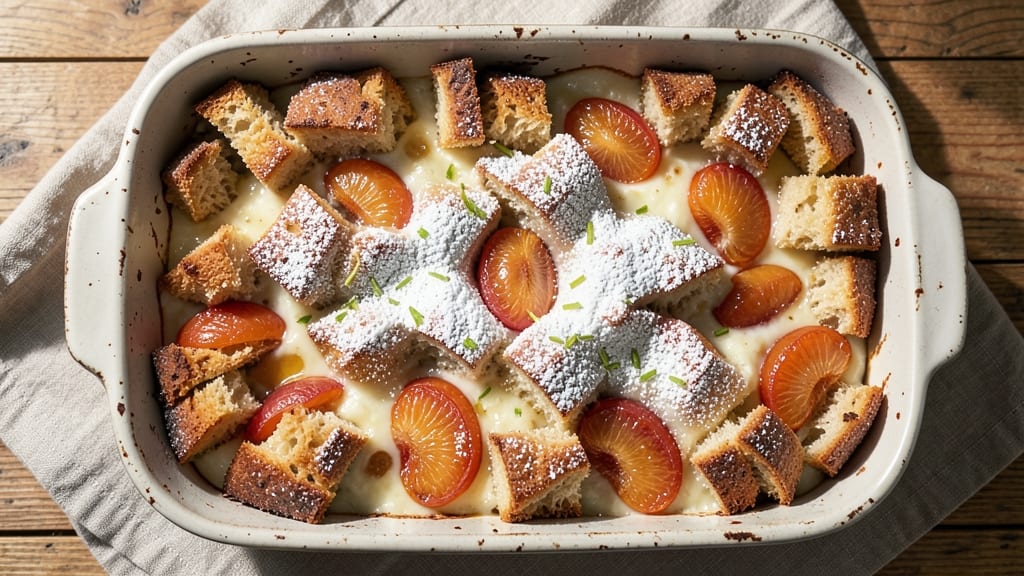 Apricot Bread Pudding Recipe: Warm Spice-Infused Layers and Gooey Apricot Filling