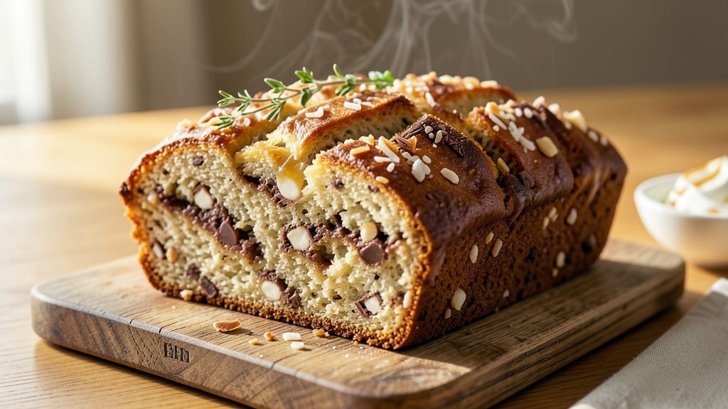 Almond Joy Bread Recipe: Moist Coconut-Nut Loaf With Toasted Cocoa Crust