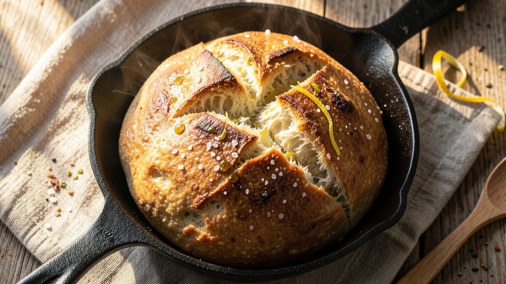 Air Fryer No-Knead Bread Recipe: Crusty Crisp and Soft Crumb in 30 Minutes