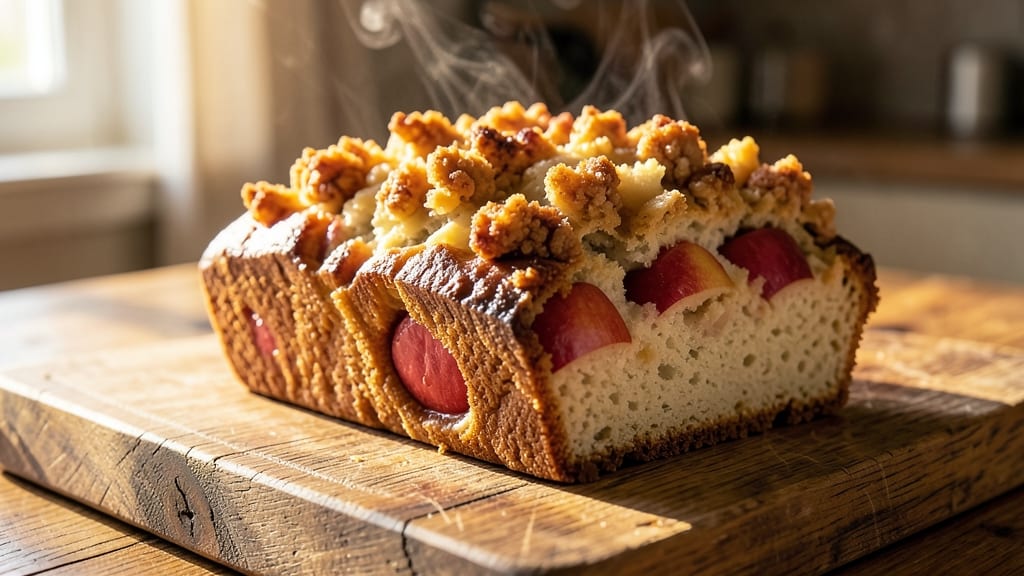 Apple Bread Recipe With Crumble Topping: Buttery Streusel Swirls and Spiced Warmth