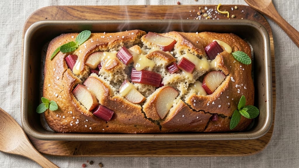 Apple Rhubarb Bread Recipe: Tart-Sweet Swirls With Buttery Crust