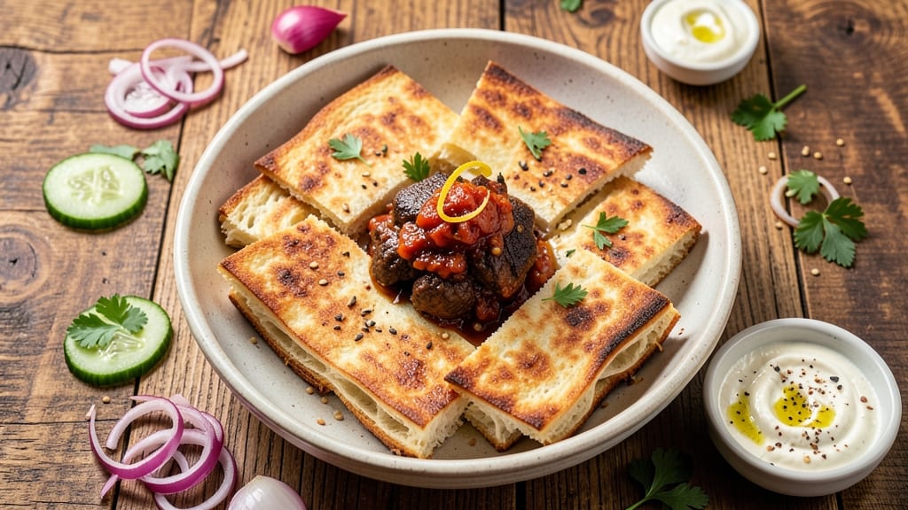 Arabic Shawarma Bread Recipe: Flaky Layers That Shatter With Every Bite