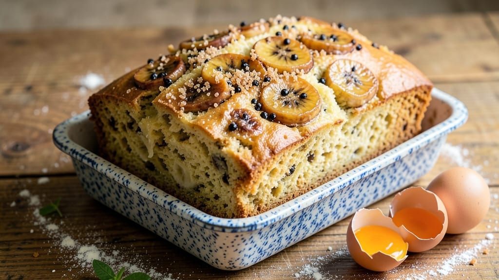 B Is For Banana Bread Recipe: Moist Streusel Topping and Warm Spice Harmony