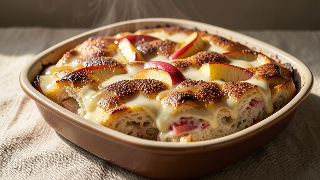 Apple Bread Pudding Recipe With Condensed Milk: Gooey Caramelized Layers That Beg for Seconds
