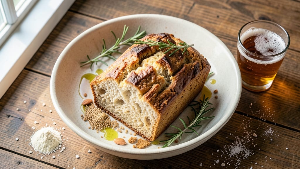 Almond Flour Beer Bread Recipe: Crusty Crunch With Pillowy Softness Inside