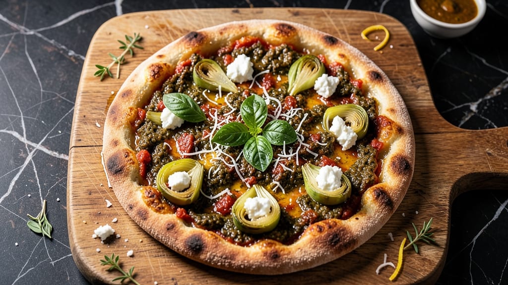 Artichoke Flatbread Pizza Recipe: Crispy Crust With Herby, Tangy Filling