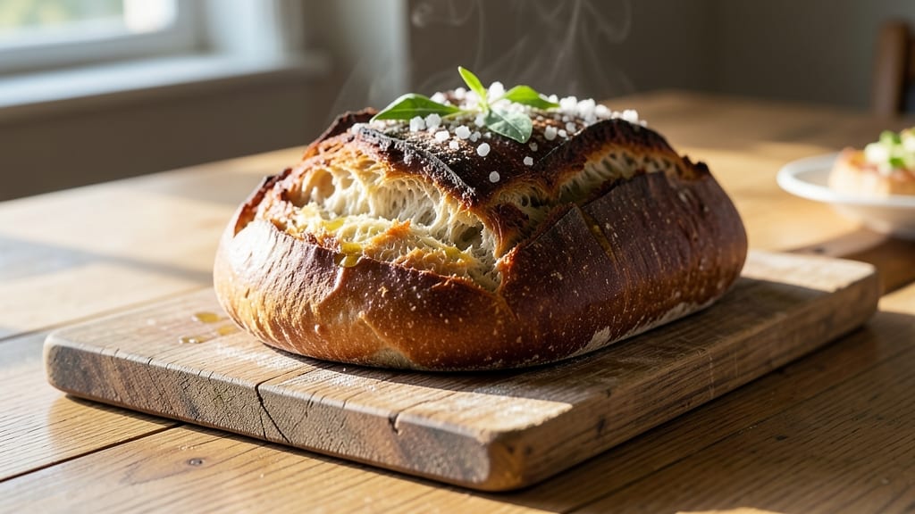 500g Bread Recipe: No-Knead Crusty Loaf in One Night