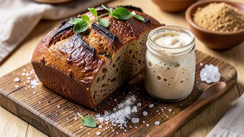 Artisan Sourdough Bread Recipe With Starter: Crusty Crumb That Shines With Wild Yeast Depth