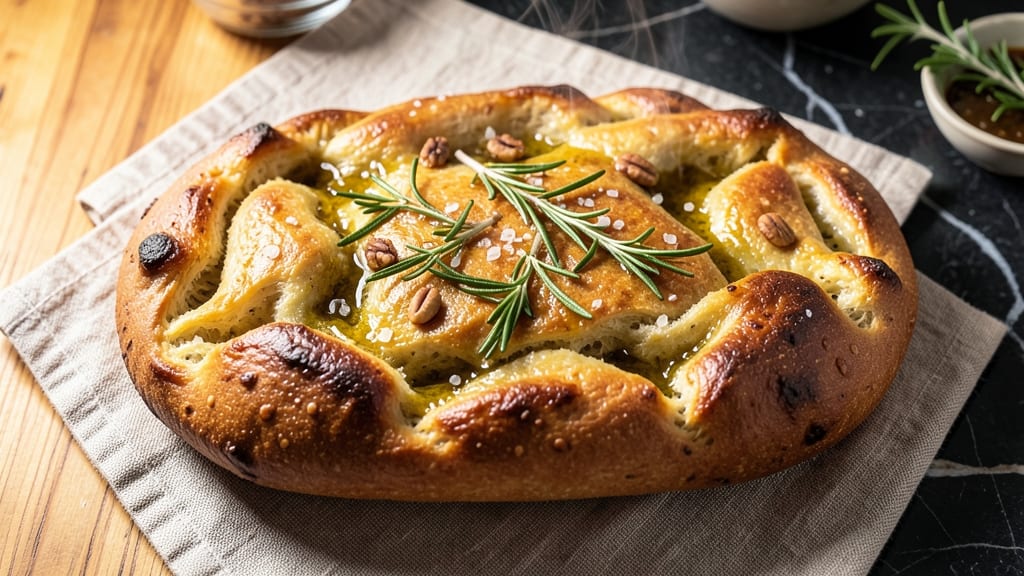 Arrowhead Mills Focaccia Bread Loaf Recipe: Olive Oil Drizzle and Rosemary Crust Magic