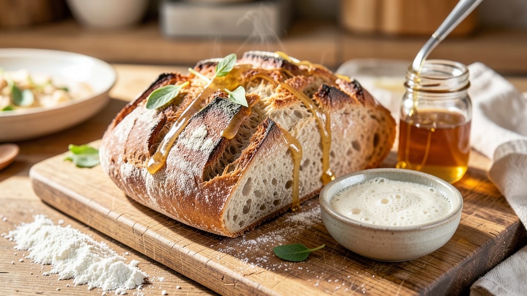 Artisan Bread Recipe With Starter: Sourdough Crust and Tangy Depth in One Bake
