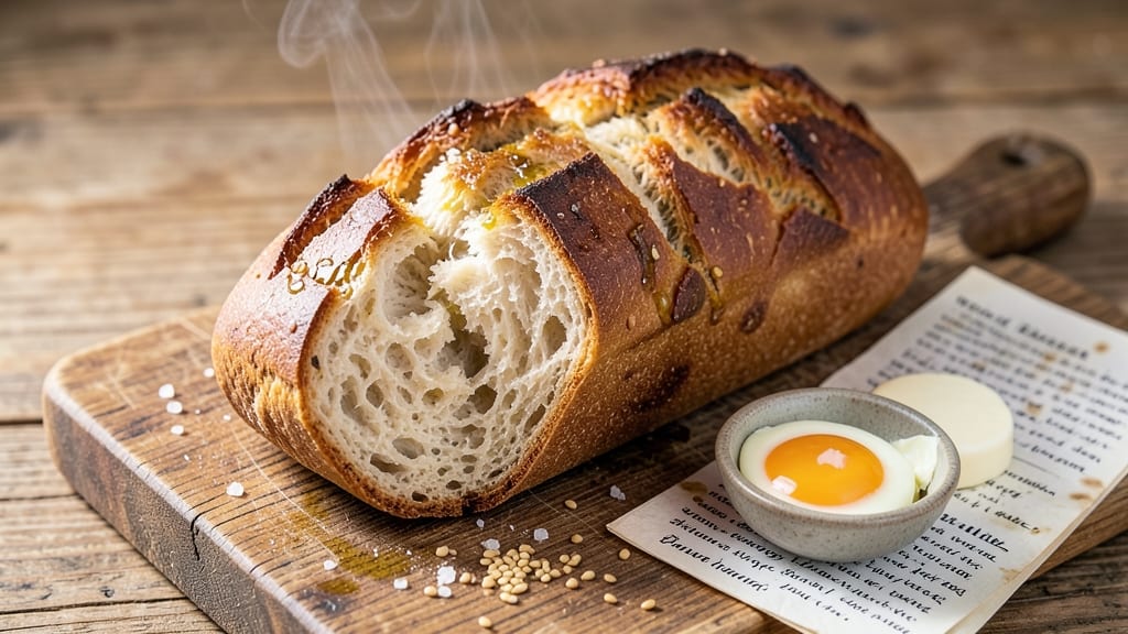Amanda's Best Bread Recipe: Artisan Crust With Golden Crumb Inside