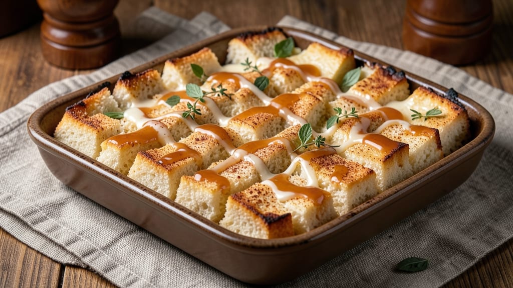 American Bread Pudding Recipe: Cinnamon-Infused Crunch and Creamy Core