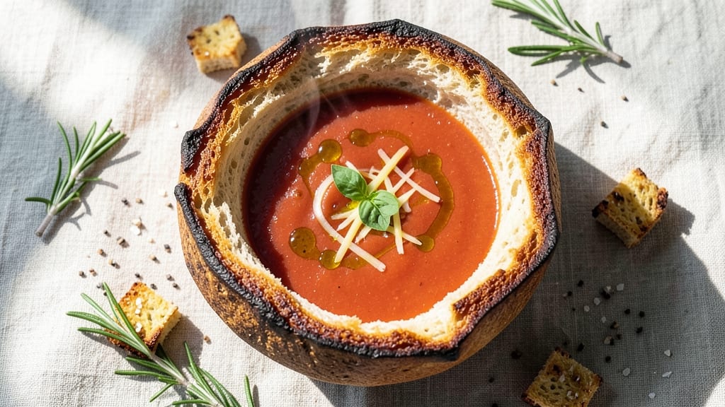 Artisan Sourdough Bread Bowl Recipe: Hollowed Crust for Hearty Soups