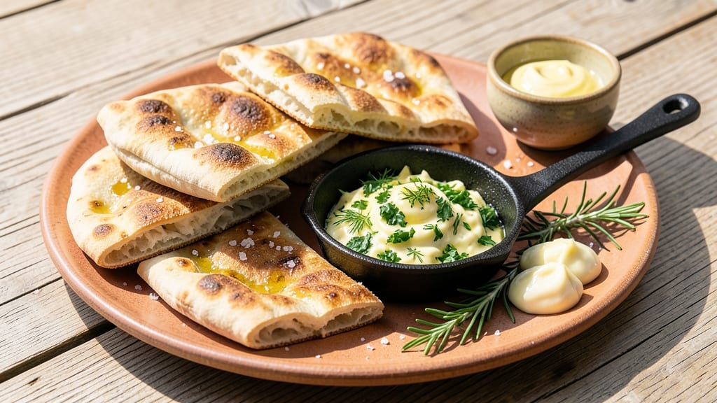 Albanian Pita Bread Recipe: Flaky Layers With Herbal Butter Infusion