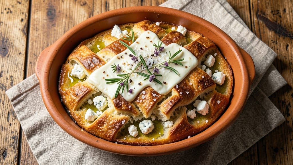 Aubree's Feta Bread Recipe: Crumbly Cheese Pulls With Herby Crust
