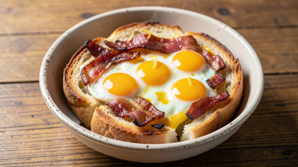 Amish Bacon, Egg, and Cheese Bread Recipe: Flaky Layers With Savory Fillings Baked Fresh